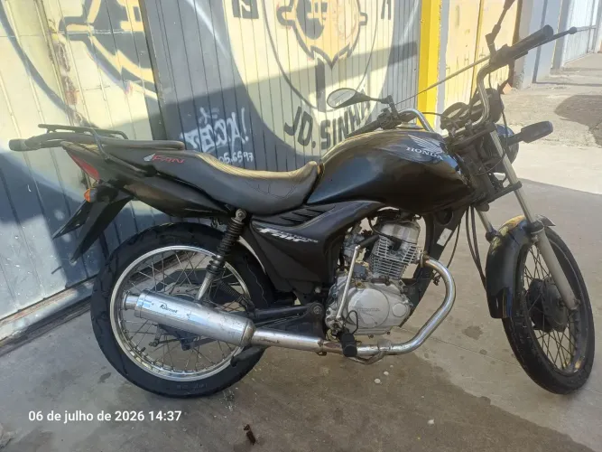 Cg fan feita motor completo na garantia