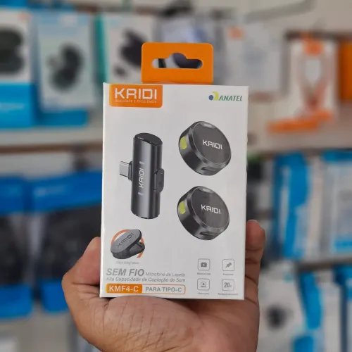 Microfone celular lapela Android e iOS - entrega em slz e região 