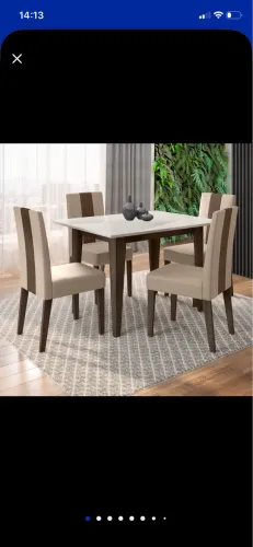 Mesa de jantar 4 lugares
