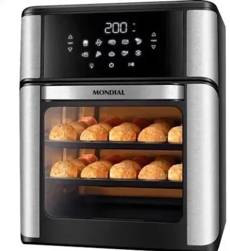 Fritadeira Airfryer Mondial 12 L. Poucos meses de uso. Nota Fiscal.