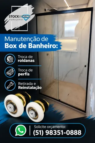 Manutenções em Box de Vidro - Atendemos Porto Alegre e Região metropolitana