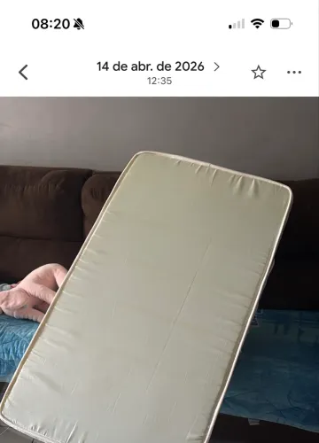 Colchão ORTOBOM com forro impermeável p berço