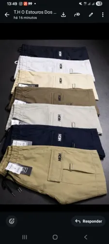 Shorts brim cargo do p ao gg