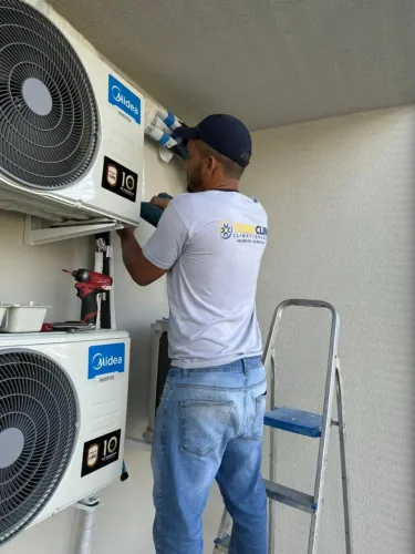 Instalação de ar condicionado