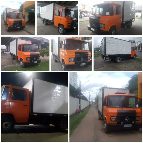 Caminhão com freio a ar e direção hidráulica 