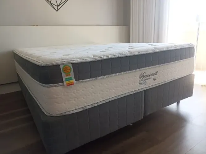 VENDO CAMA COLCHÃO ANJOS ?  ? Tamanho: Queen Medidas: 1,98m x 1,58m x 32cm