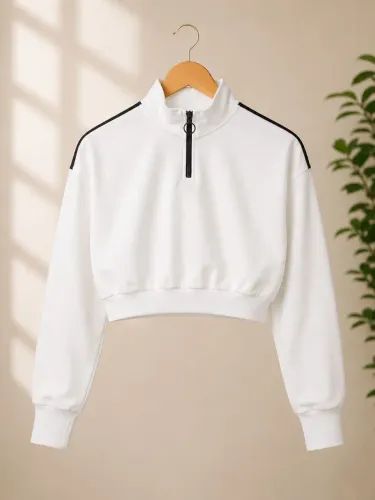 Blusa Cropped Manga Longa - Colcci Sport