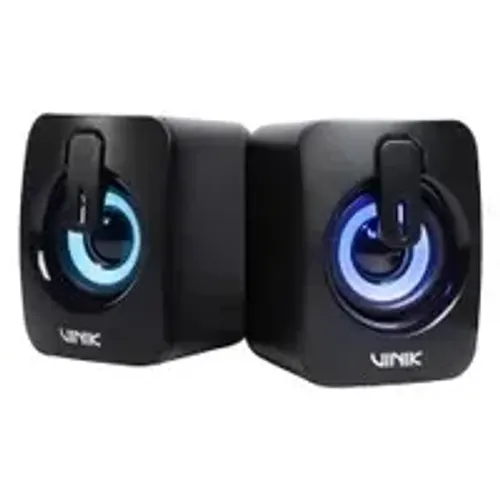 CAIXA DE SOM GAMER VINIK GALAXY 6W 2.0 LED RAINBOW - VSPKG6WGL - LOJA DADO DIGITAL