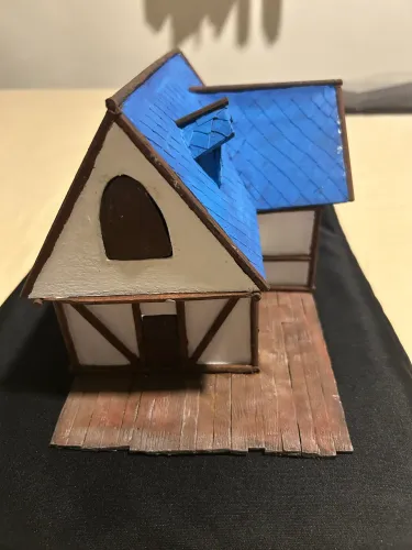 Maquete casa medieval