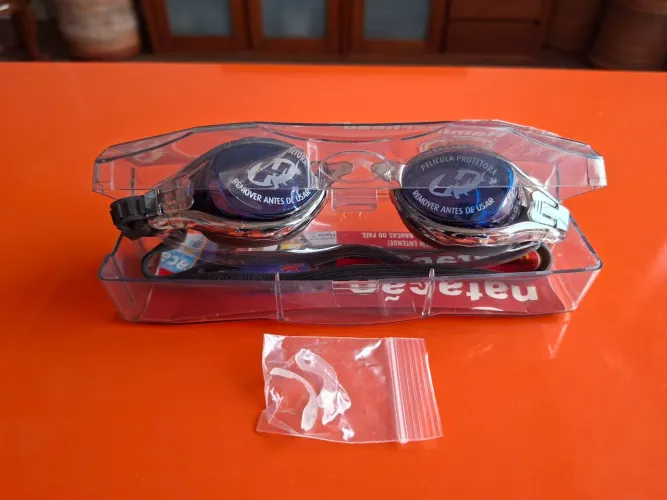 KIT Óculos de Natação novo Hammerhead + Palmar P marca Speedo