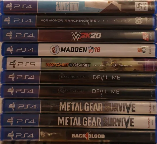 ? Jogos PS4 e PS5 Originais | Novos Lacrados | A partir de R$ 30 ?
