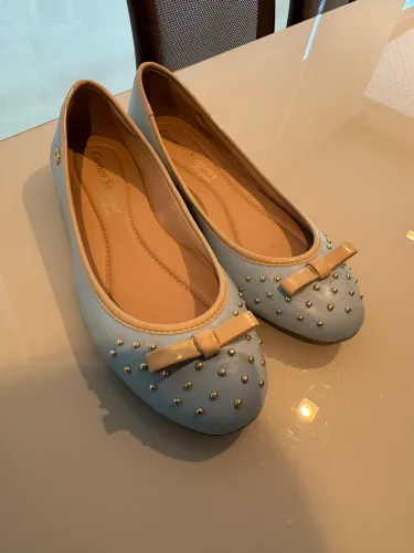 Sapatilha Carmen Steffens Confort azul bebê