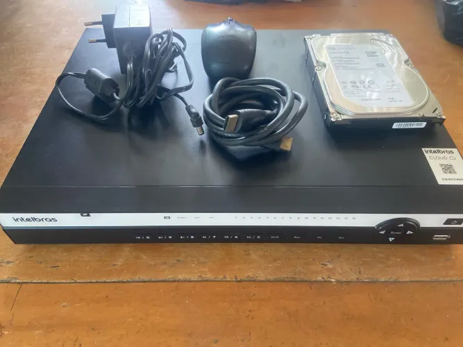 NVR 3116 intelbras IP 16 cameras