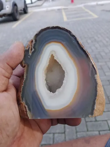 Pedra geodo de Ágata preço a combinar linda e única