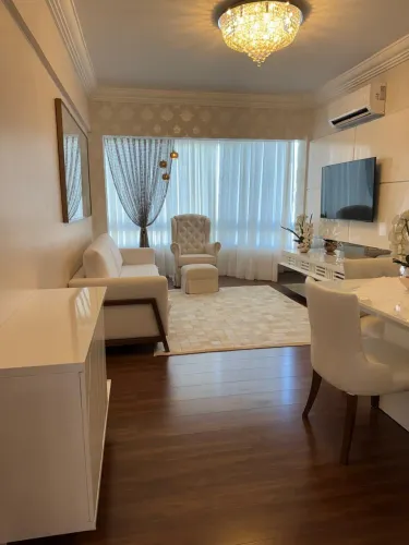 Apartamento de 2 dormitórios à venda no Centro, Chapecó SC, Edifício Brasil totalmente mob
