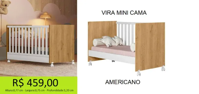 berço americano reposição - a pronta entrega
