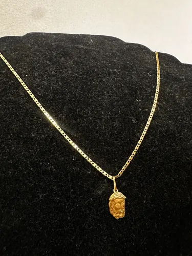 Corrente Piastrine de ouro 3.69g 18k procedência garantia eterna