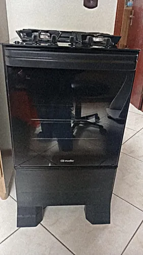 Vendo fogão Com forno junto müller 4 bocas