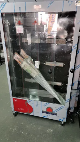 Ac forno assadeira 70kg espeto