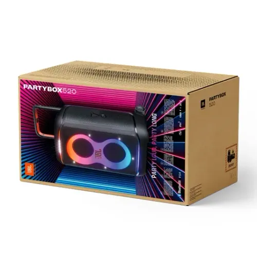 JBL PartyBox 520 SOM POTENTE + GRAVE FORTE ENTREGA HOJE