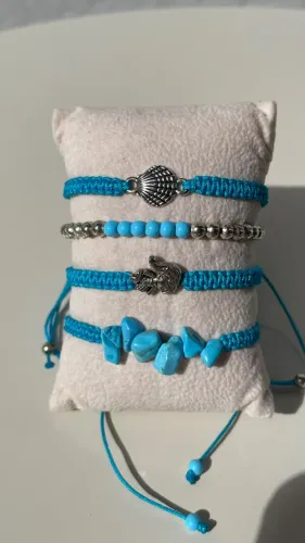 Kit pulseira macrame