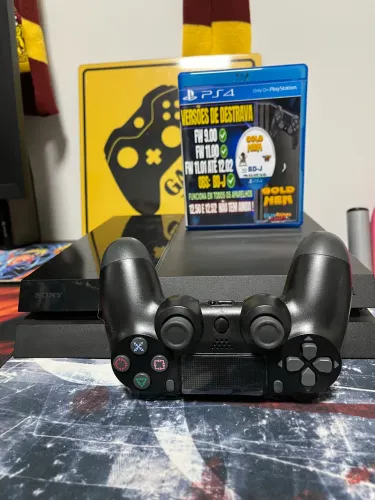 Ps4 Desbloqueado 500gb + 1 Controle - Revisado e Testado