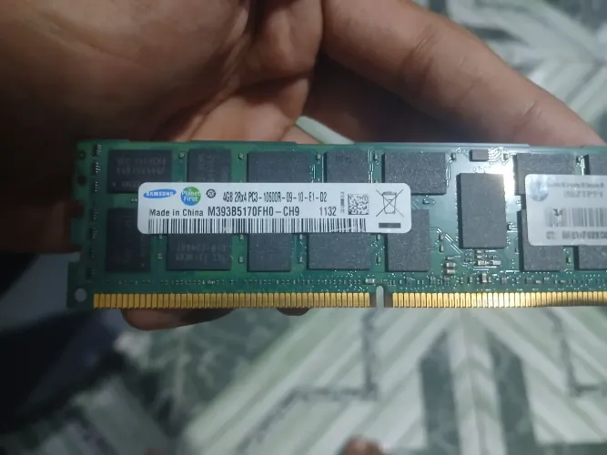Memória RAM Servidor 4GB Samsung + 16GB DDR3 ECC REG 1333MHz