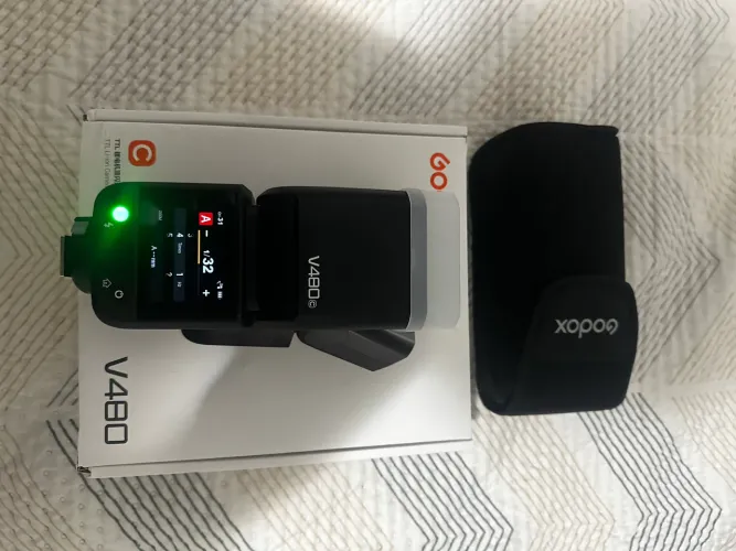 Flash Godox V480 ( está novo ) para Canon