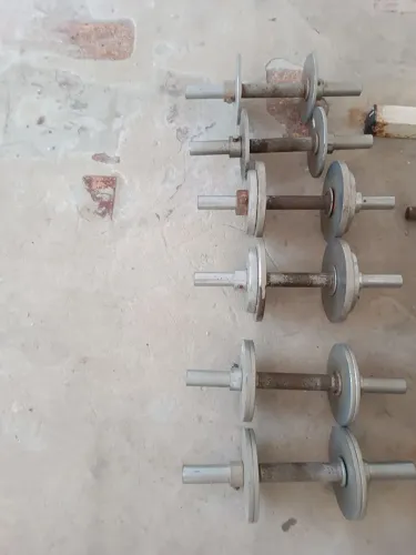 Conjunto de dumbells halteres fixos veja foto