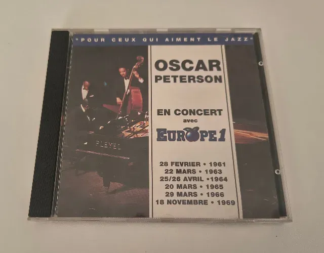 CD Oscar Peterson en Concert Europe 1 - RGE Ind. Brasileira