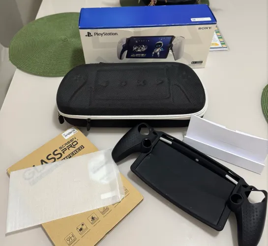 Ps portal+case+capa protetora+2 película de vidro 