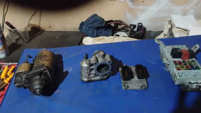 Motor de partida tbi centralina e alternador