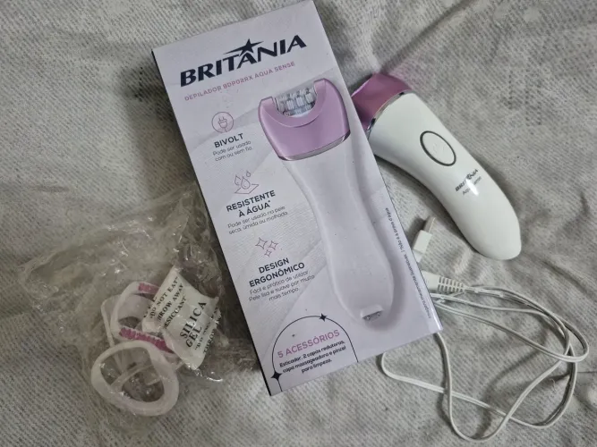 Depilador Britânia Aqua Sense Completo + Caixa | Pouquíssimo Uso