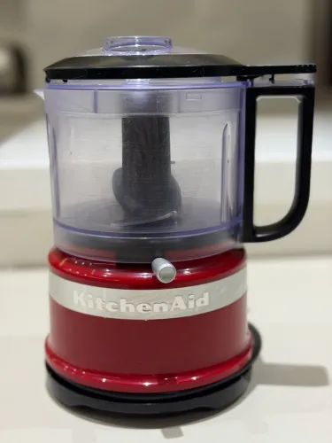 Mini processador kitchenAid, vermelha, 220v