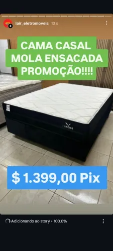 Cama Casal Colchão Mola Ensacada Entrega Palmas e Taquaralto