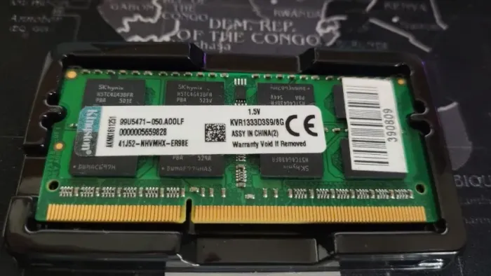 Memoria Kingston 8GB 1333 DDR3 Para Notebook 1.5v