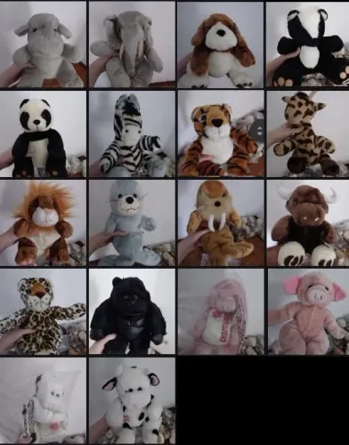 Coleção Bichinhos Pelúcia Parmalat Década De 1990