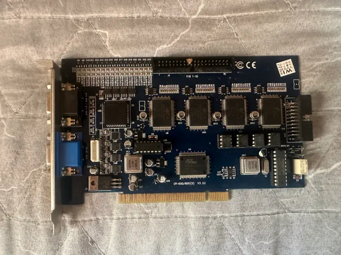 Placa De Captura Geovision Gv 650/800(s) V3.53 16 Canais