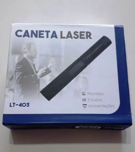 Caneta Laser Pointer Verde Bateria