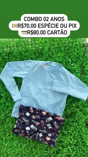 Camisa de proteção e sunga