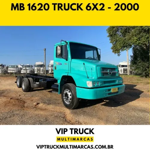 Mercedes Benz MB 1620 Truck 6x2 no chassi bomba injetora Grande