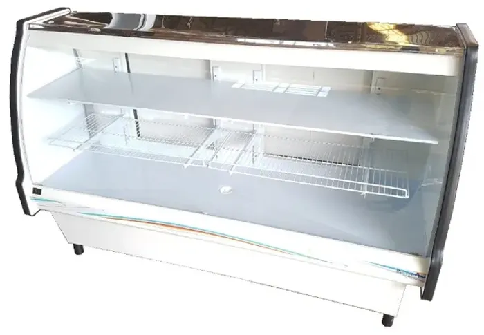 Balcão vitrine refrigerada confeitaria 1,5m serpentina