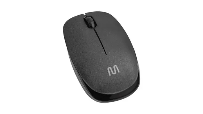 Mouse Sem Fio 2.4 ghz 1200 dpi 3 botões Preto USB Multilaser