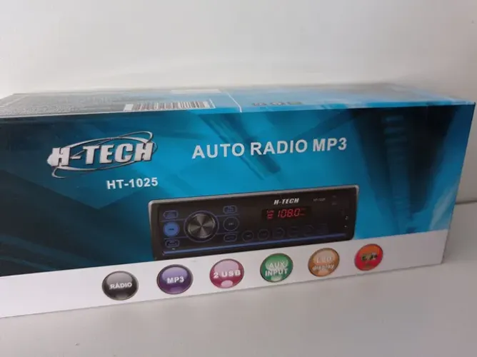 Auto rádio H-Tech HT-1025 c/ bluetooth USB novo instalado so 119,00
