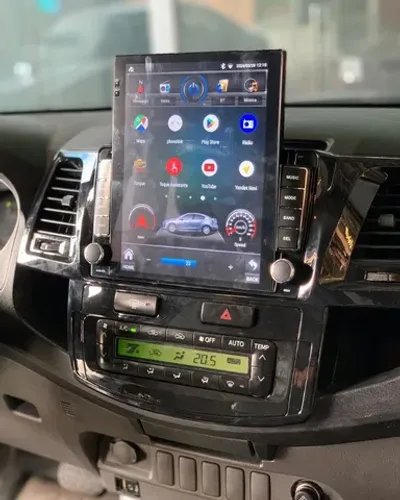 Multimídia hillux modelo tesla