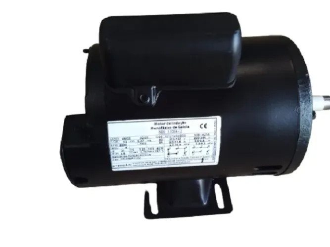 Motor Elétrico Monofásico Nova Motores 0,5 CV 2 Pólos 3500rpm Baixa Rotação Seminovo