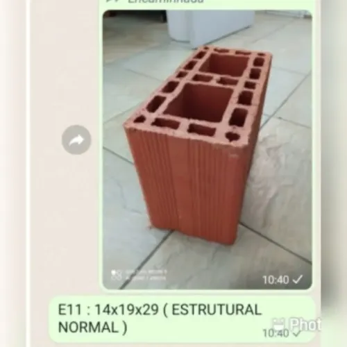 SOU FABRICANTE : E11 bloco estrutural maior com entrega e o descarrego !