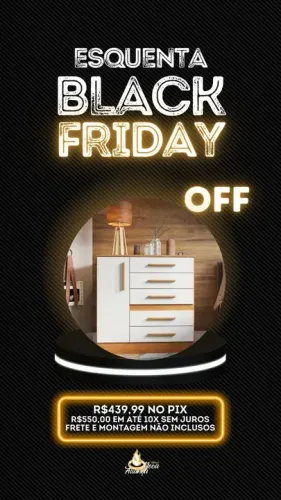 Esquenta black friday! Promoção cômoda 72 - Informações na descrição do anúncio