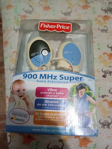 Babá Eletrônica Fisher-Price 900 MHz Super