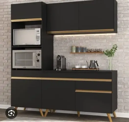 Promoção Kit Cozinha Preta Multimoveis - 02/10  